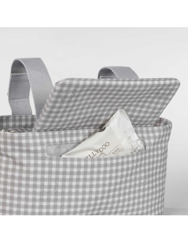 BOLSO ORGANIZADOR I LOVE VICHY GRIS