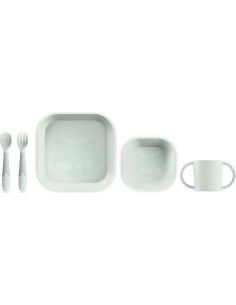 MEAL SET SQUARE MINT miniland