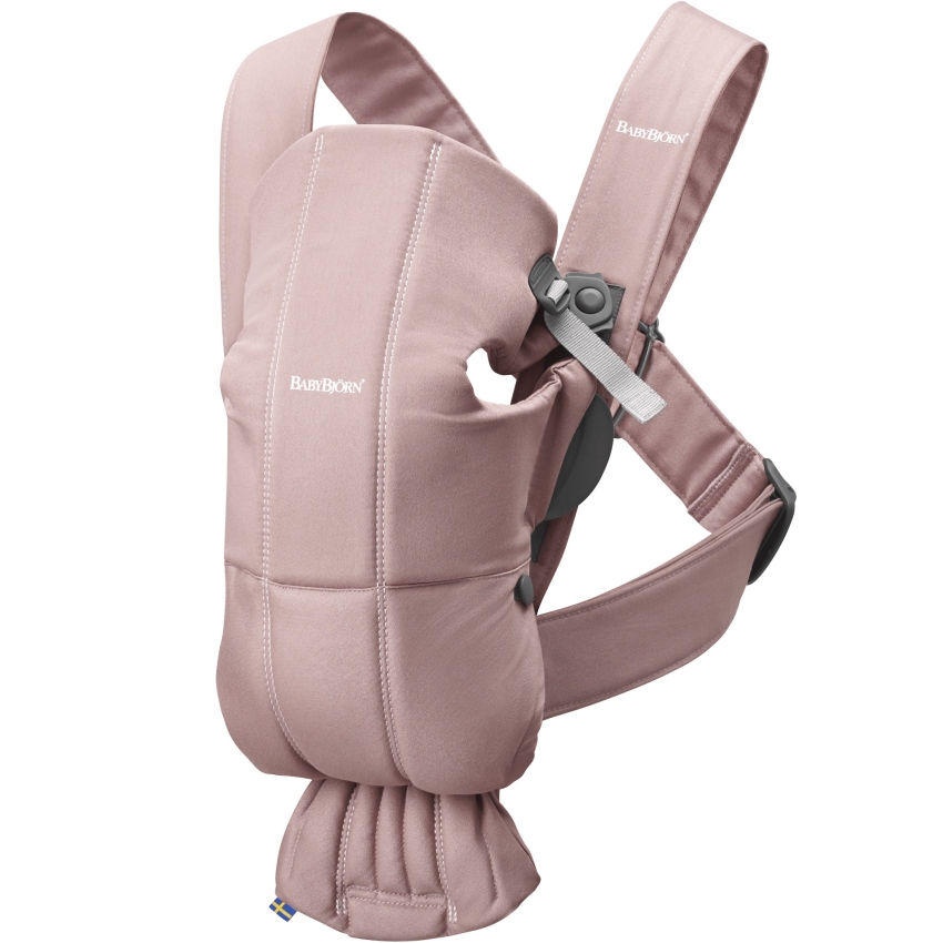 Mochila Porta BB Mini, Rosa Palo, Cott BABYBJORN
